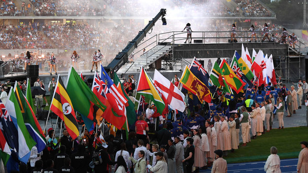 Флаги стран-участниц Игр Содружества наций