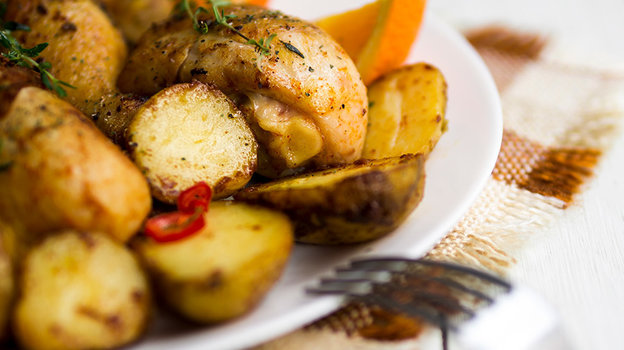 Жареная картошка - простой и вкусный рецепт с пошаговыми фото