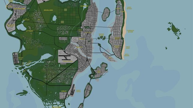 Представлен концепт карты GTA 6 — именно так может выглядеть новый Вайс-Сити.Спорт-Экспресс