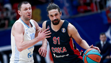 Баскетболисты Виталий Фридзон и Алексей Швед