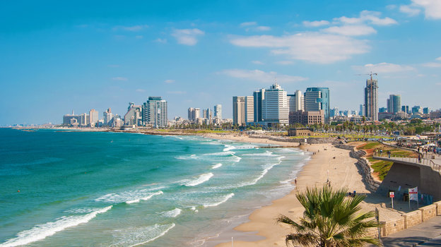Пляж в Тель-Авиве