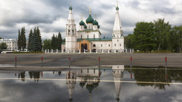 Храм в ярославском музее-заповеднике