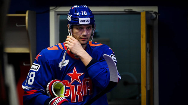 Хоккеист СКА Александр Кадейкин.