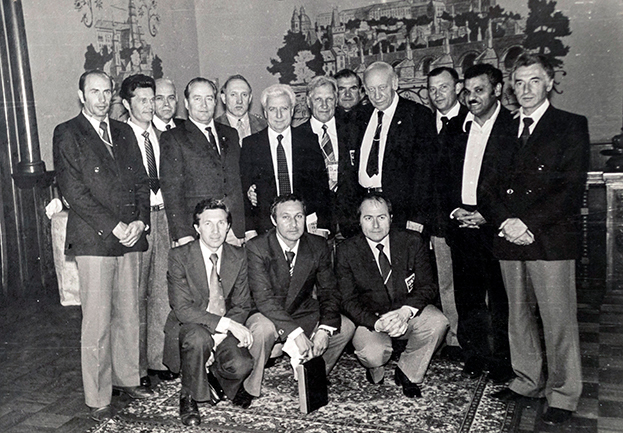 Прием в ресторане Прага по случаю Олимпиады 1980 в Москве.