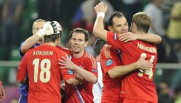 Россия — Чехия: видео обзор лучших моментов матча Евро 2012
