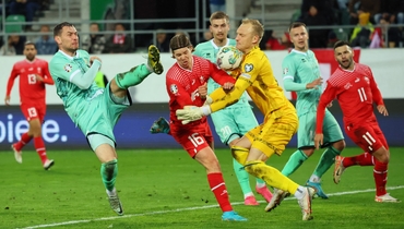 Сборная Белоруссии упустила победу над Швейцарией, выигрывая 3:1 к 89-й минуте