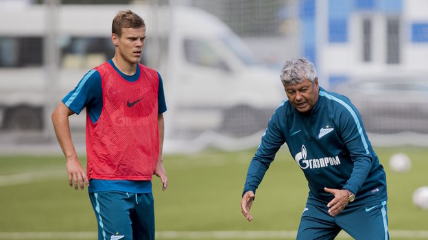 Александр Кокорин и Мирча Луческу.