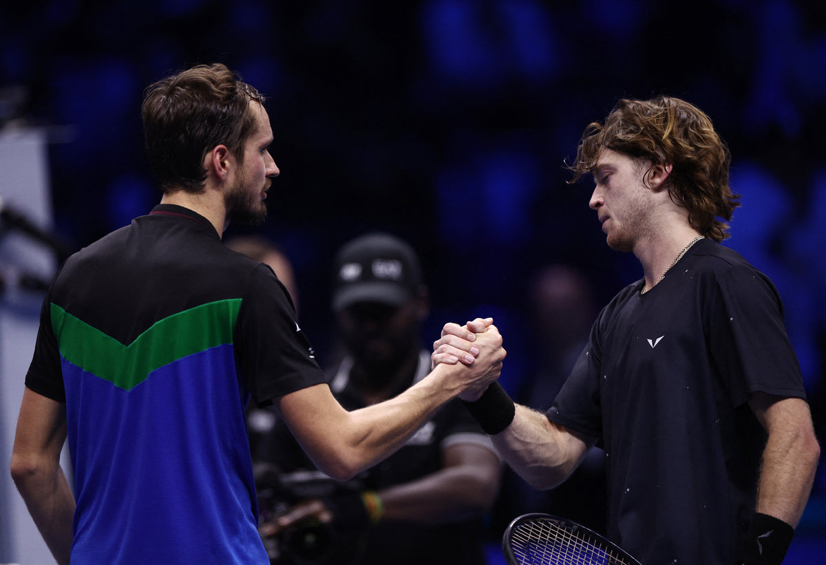 Даниил Медведев — Андрей Рублев: результат матча ATP Finals 2023 и реакция  после игры 13 ноября 2023. Спорт-Экспресс