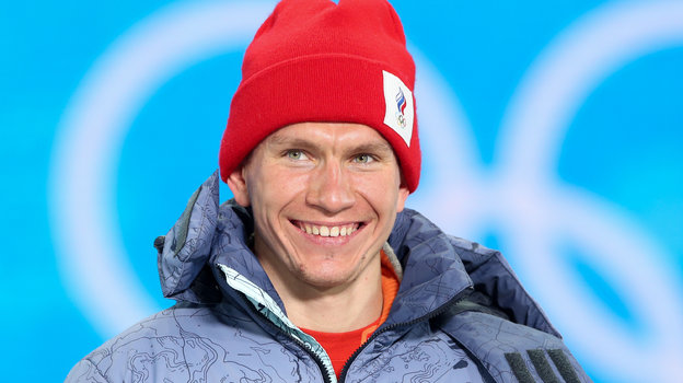 Лыжник Александр Большунов.