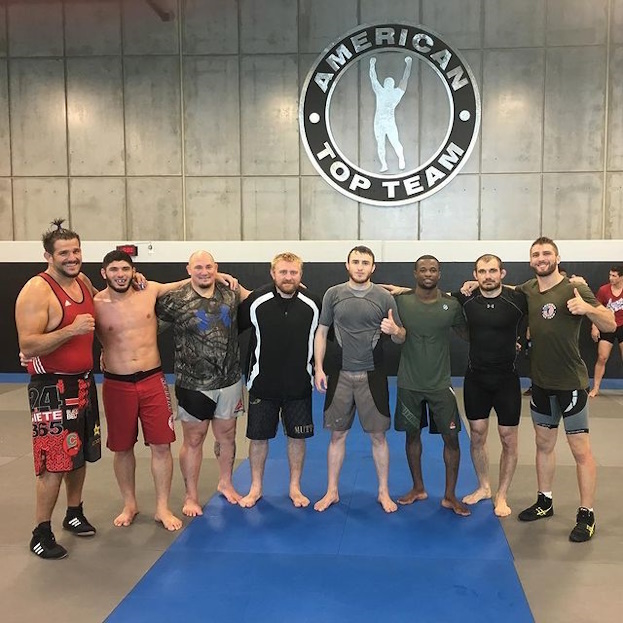 Магомед Магомедкеримов на своем первом сборе в American Top Team.