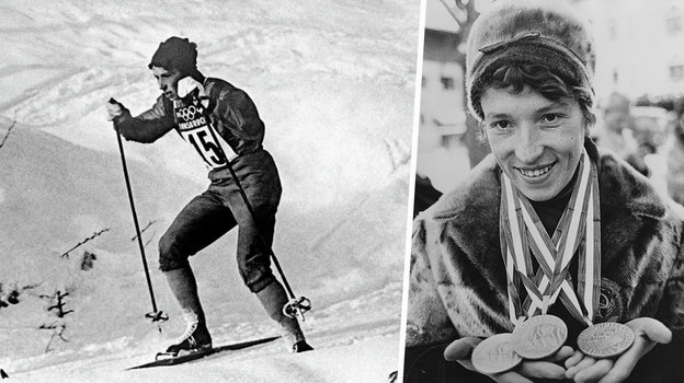 Лыжница Клавдия Боярских.