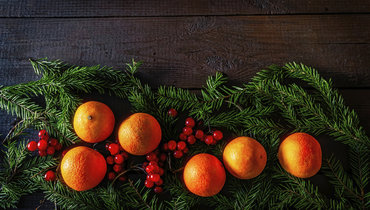 5 интересных рецептов с мандаринами к новогоднему столу