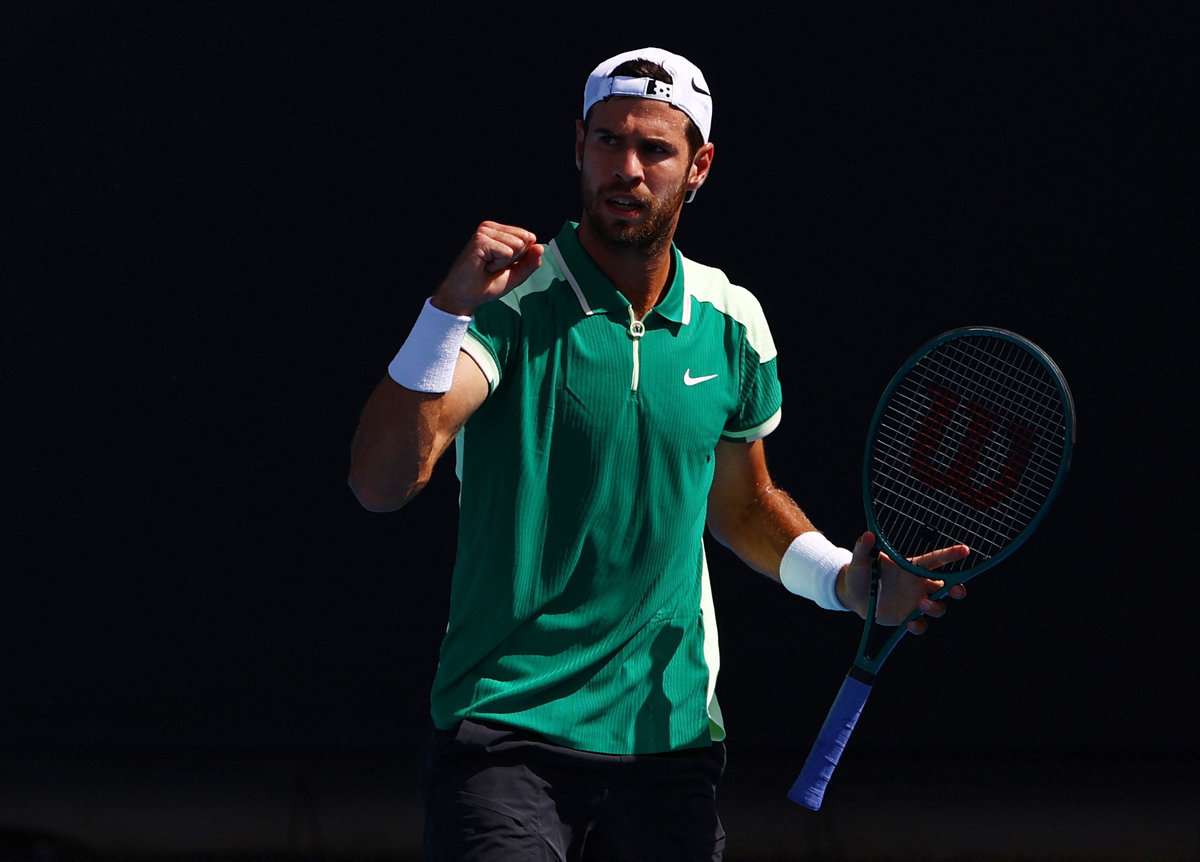 Карен Хачанов — Томаш Махач: смотреть трансляцию матча Australian Open  онлайн видео 19 января бесплатно. Спорт-Экспресс