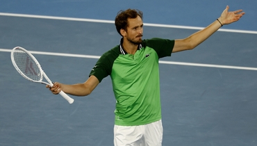 Медведев стал четвертым теннисистом, кто отыгрался с 0-2 по сетам в полуфинале Australian Open