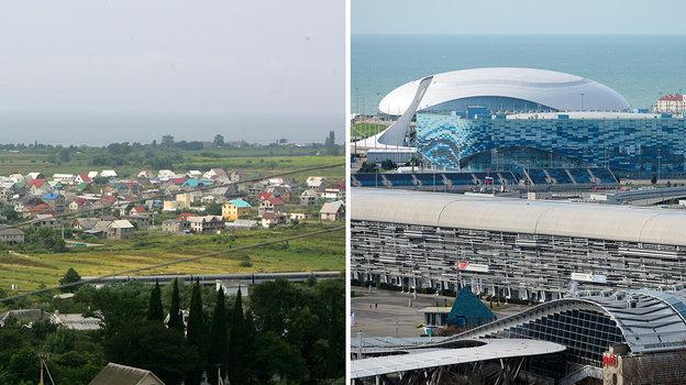 Олимпийский парк до и после Игр-2014.