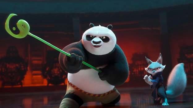 Кадр из мультфильма «Кунг-фу панда 4»