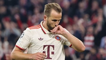 Нападающий «Баварии» Гарри Кейн забил четыре гола в ворота «Динамо» Загреб (9:2).