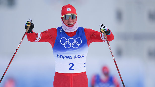 Александр Большунов. Лыжный гонщик Александр Большунов. Олимпиада 2022