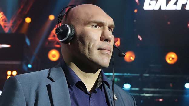 Депутат Госдумы РФ и бывший чемпион мира по боксу Николай Валуев и Филипп Лам