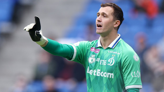 Вратарь «Динамо» Андрей Лунев