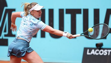 Блинкова выиграла в первом круге турнира в Мадриде