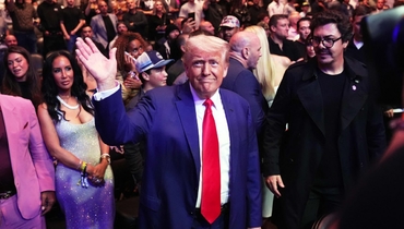 Дональд Трамп посетил турнир UFC 316