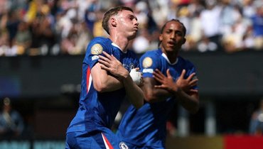 Cole Palmer en la final del Mundial de Clubes contra el PSG (3-0).