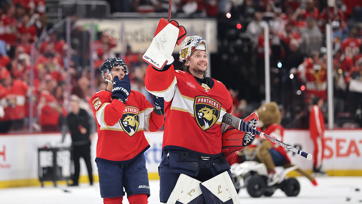 Сергей Бобровский с Кубком Стэнли