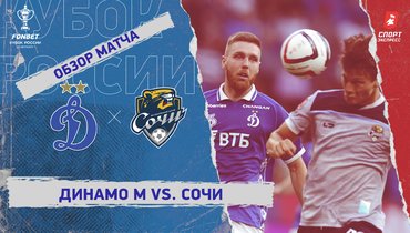 «Динамо» (Москва) — «Сочи»: Кубок России, видеообзор матча