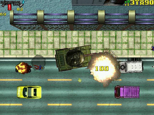 Танк из GTA 1.