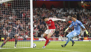 «Арсенал» победил «Олимпиакос» в матче Лиги чемпионов