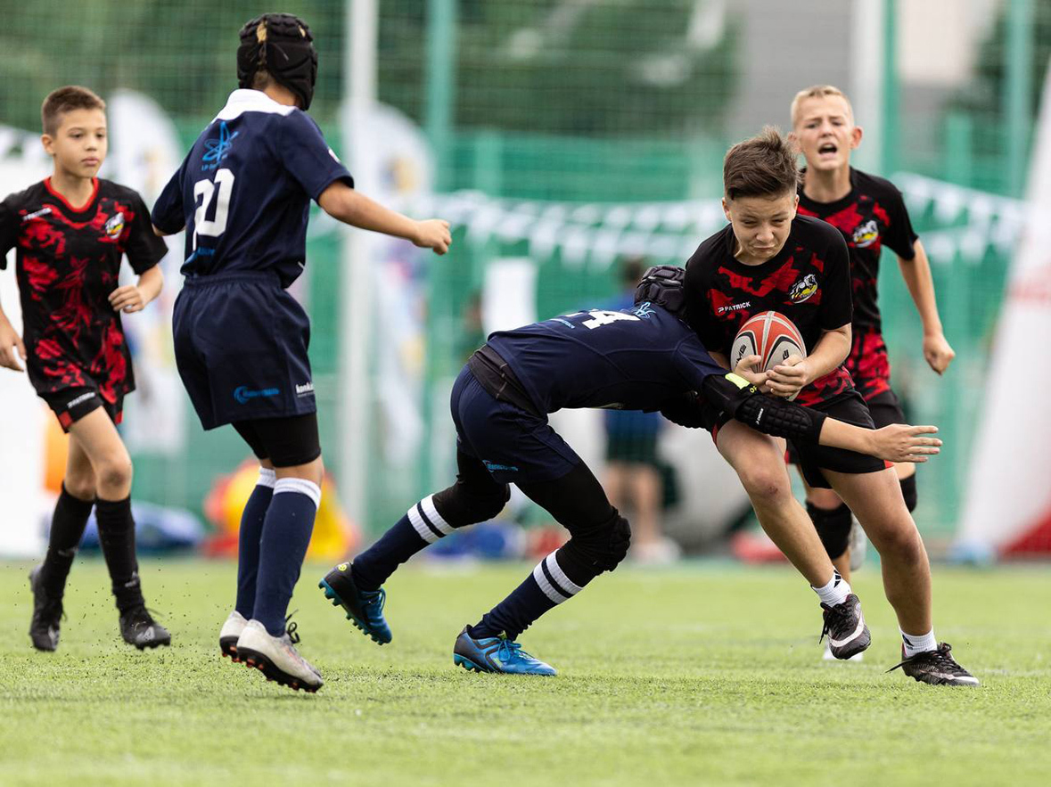 Всероссийский турнир по детскому регби.