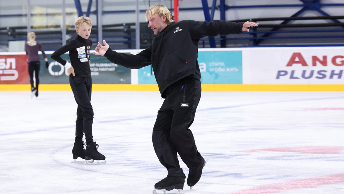 Александр Плющенко и Евгений Плющенко.