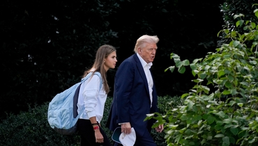 Дональд Трамп с внучкой Кай.