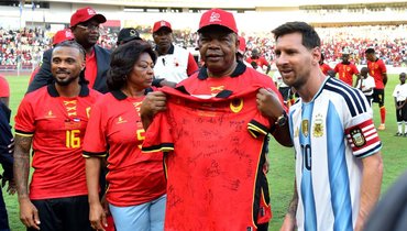 Приключения Месси в Анголе: военный конвой, гол хозяевам и награда от президента