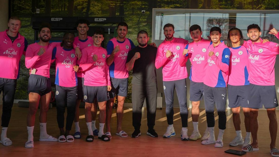 Хабиб в Манчестере: пригласил Холланда в Дагестан и оценил «Сити» - знаменитости news from Спорт-Экспресс