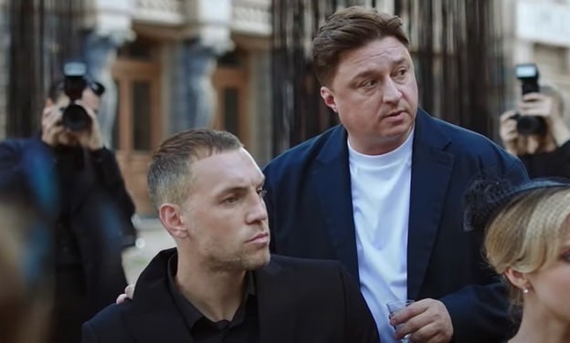 Артем Дзюба и актер Максим Лагашкин в фильме «Конец Славы».