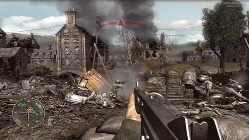 Атмосфера миссий в CoD 3.