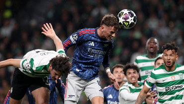 «Спортинг» — «Арсенал»: Лига чемпионов, первый матч 1/4 финала, видеообзор