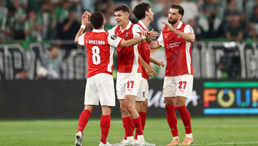 «Бетис» — «Брага»: Лига Европы, ответный матч 1/4 финала, видеообзор