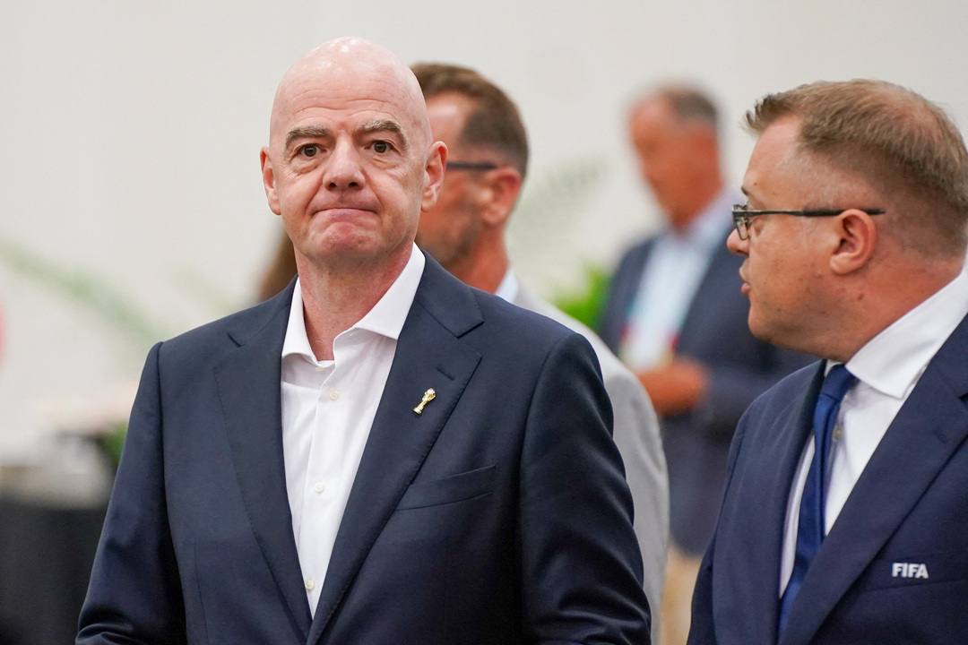 Президент ФИФА Джанни Инфантино.
