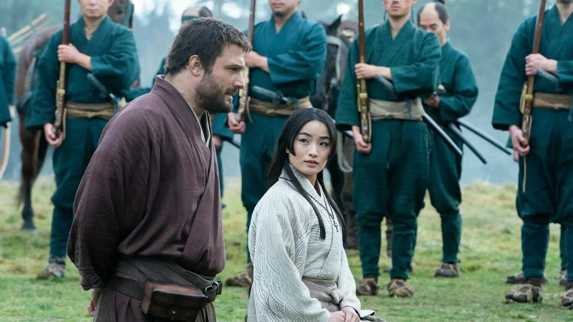 Кадр из сериала «Сегун», режиссер Фред Туа, Джонатан ван Тюллекен, Шарлотта Брандстром и др., Hulu
