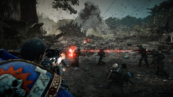 Зрелищный экшен в Warhammer 40,000: Space Marine 2.