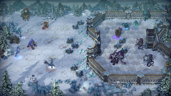 Карта осады в Heroes of Might and Magic: Olden Era.