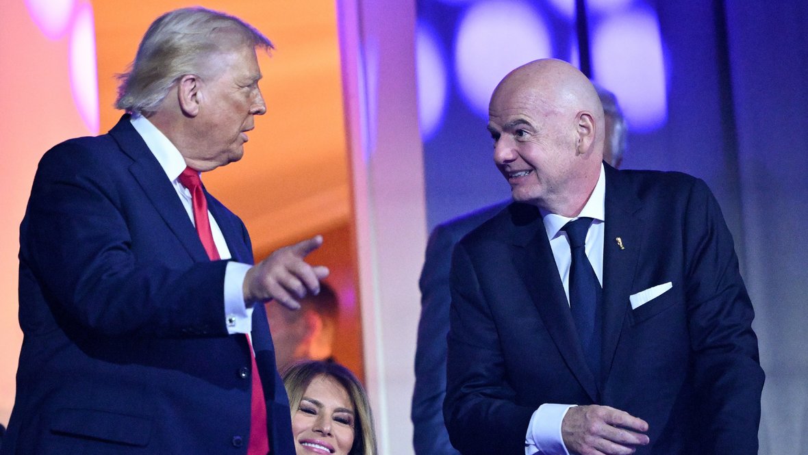 Дональд Трамп и Джанни Инфантино.