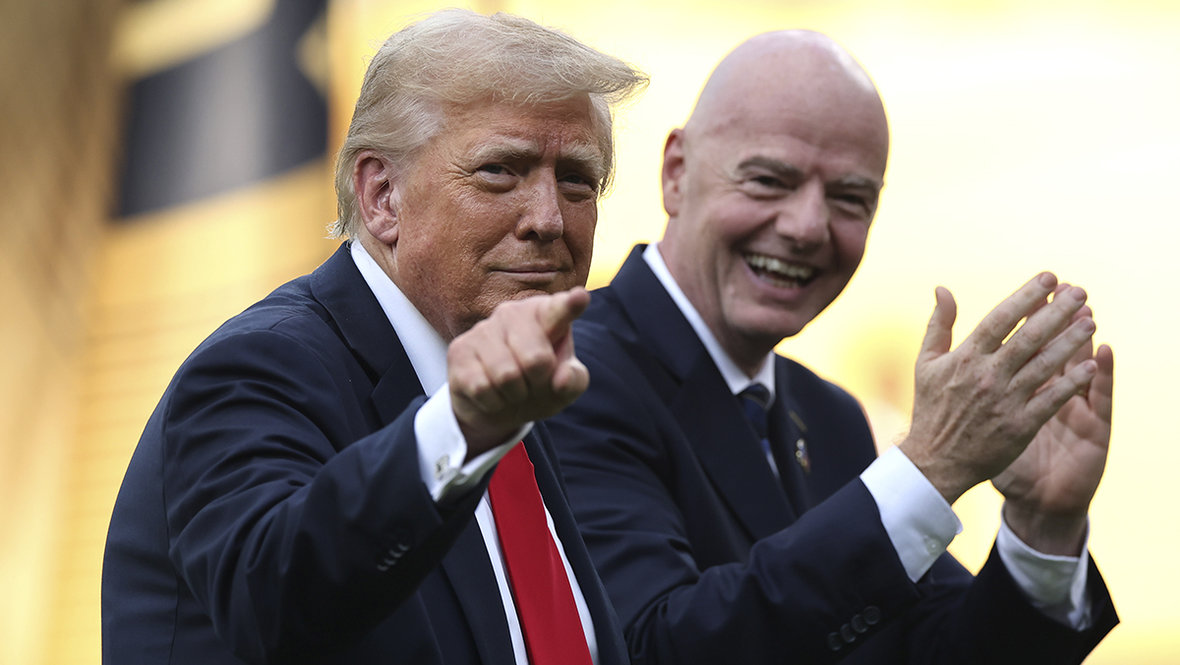 Дональд Трамп и Джанни Инфантино.