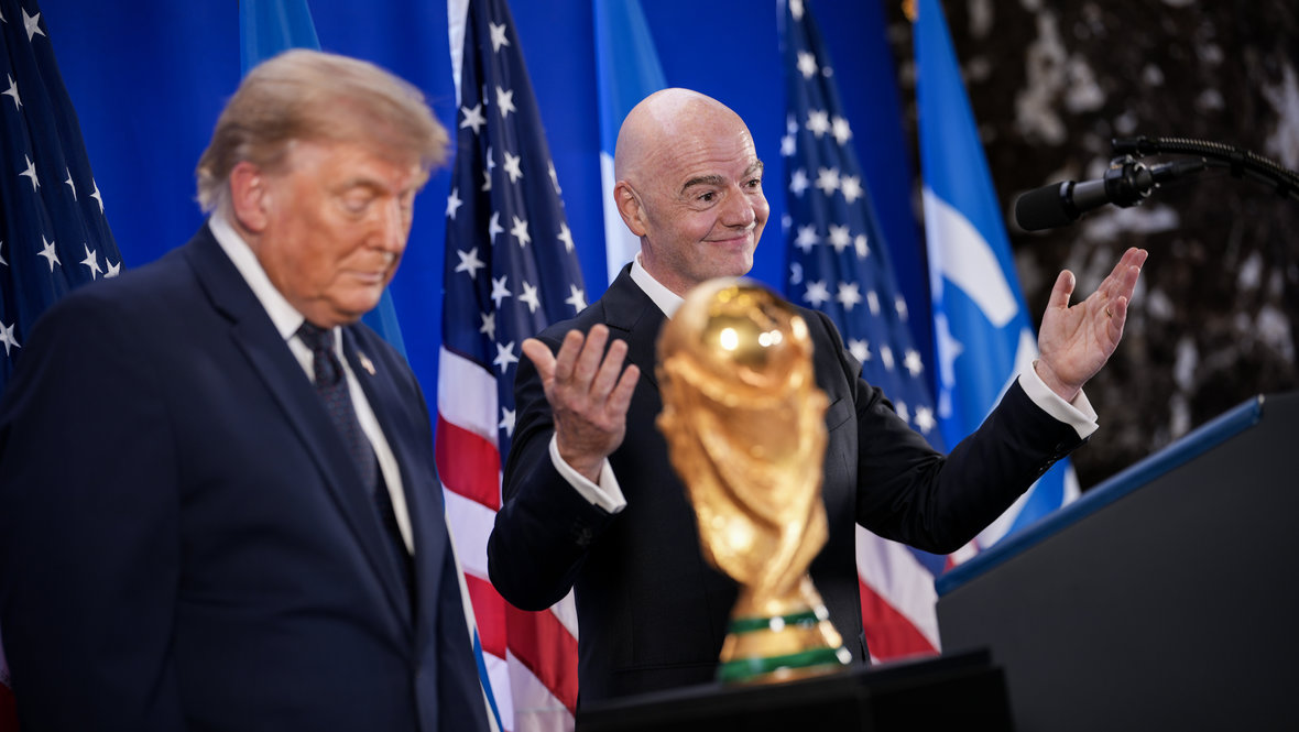 Дональд Трамп и Джанни Инфантино.