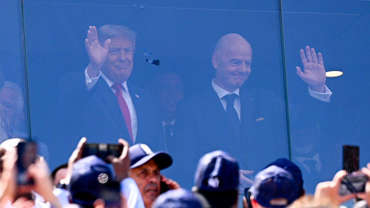 Дональд Трамп и Джанни Инфантино.