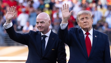 Джанни Инфантино и Дональд Трамп.