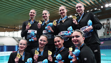 Первое золото Парижа! Российские синхронистки выиграли произвольную программу водного чемпионата Европы